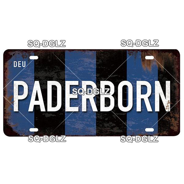 [SQ-DGLZ]Germany City License Plate Metal Sign Vintage Plaque Tin Sign Wall Decor Bar Decor BERLIN Team Flag Poster
