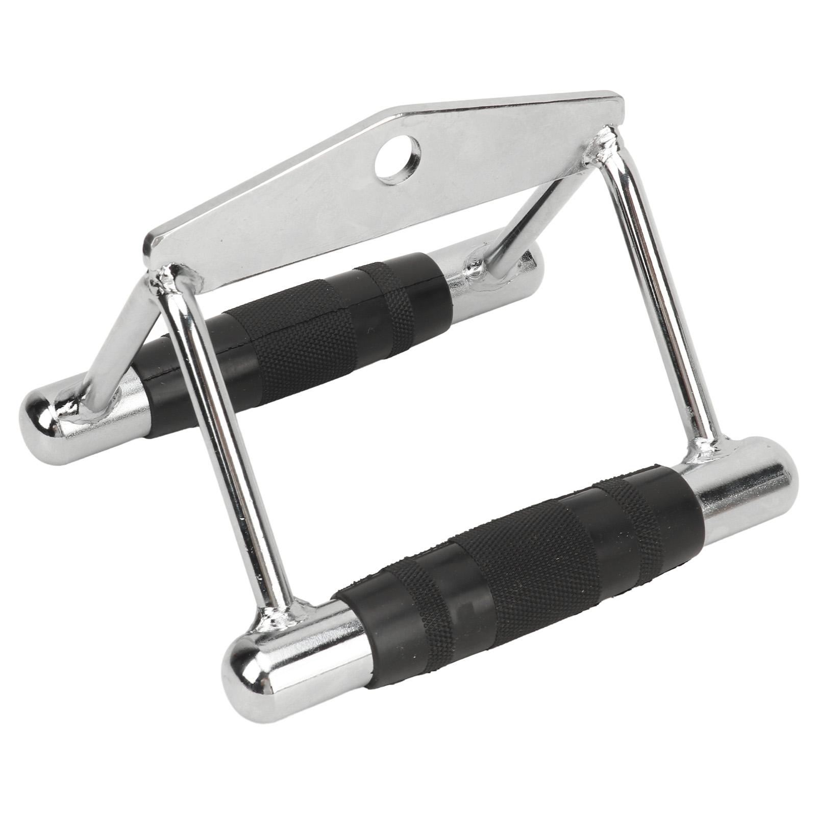 

Двойная D-образная рукоятка для крепления троса, аксессуары для тренажера для домашнего спортзала, тяга LAT вниз, V-образная перекладина