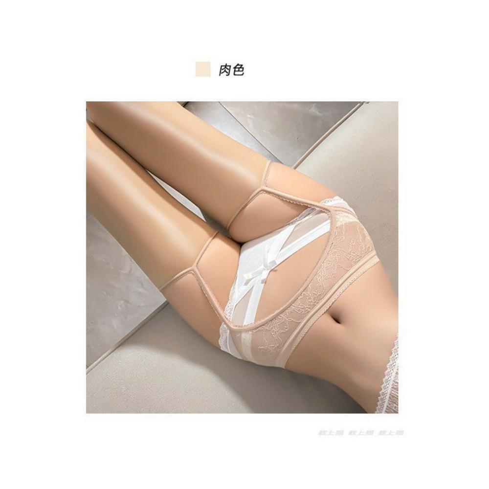 Horse Oil Bright Integrated Stockings Open-file Oily Stockings Female Sexy Thin Anti-hook Suspenders