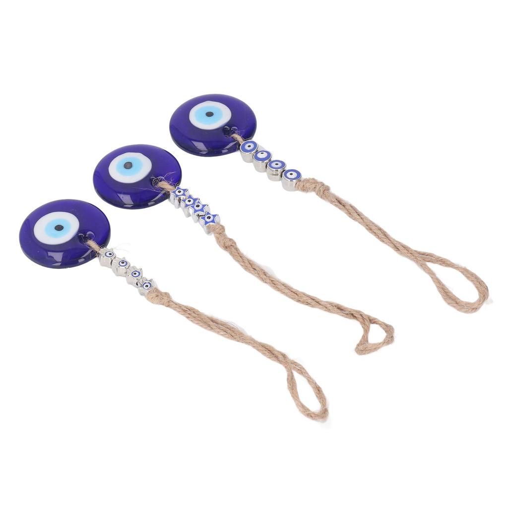 Eye Car Hanging Ornament Blue Glass Eye Car Rear View Mirror Hanging Pendant Ornament Car Interior Decoration for Car