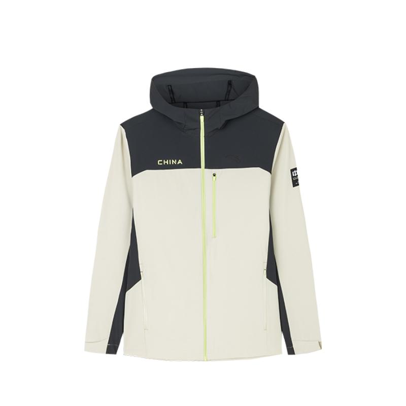 

Anta Тренировочная серия Тканая спортивная солнцезащитная водоотталкивающая куртка с длинным рукавом Мужские куртки Дымчато-серый Холодно-серый 152437625-2 L