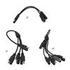 18AWG SAE Y Splitters Cable SAE 1 to 2/3/4 Charging Power Automotive Connectors