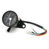 12V Motorcycle ATV LED Backlight Dual Odometer KMH Speedometer Gauge Waterproof
