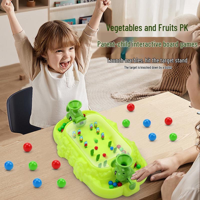 Kids' Pinball Battle Game: Interactive Educational Desktop Toy for Parent-Child Play and Attention Training