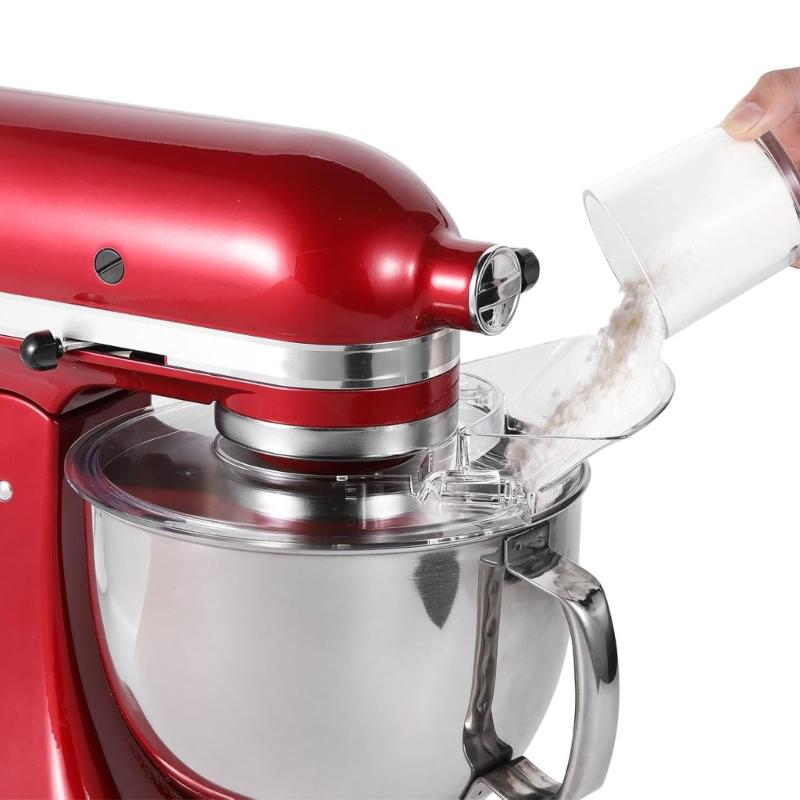 Spritzschutz mit abnehmbarem Ausgießer für 3,5-Quart-Kopfneige-Küchenmaschine Spritzschutz Rührzubehör