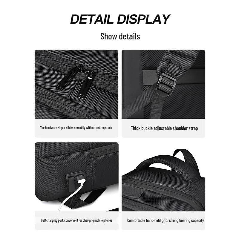 Lingjing Men's Business Laptop Backpack