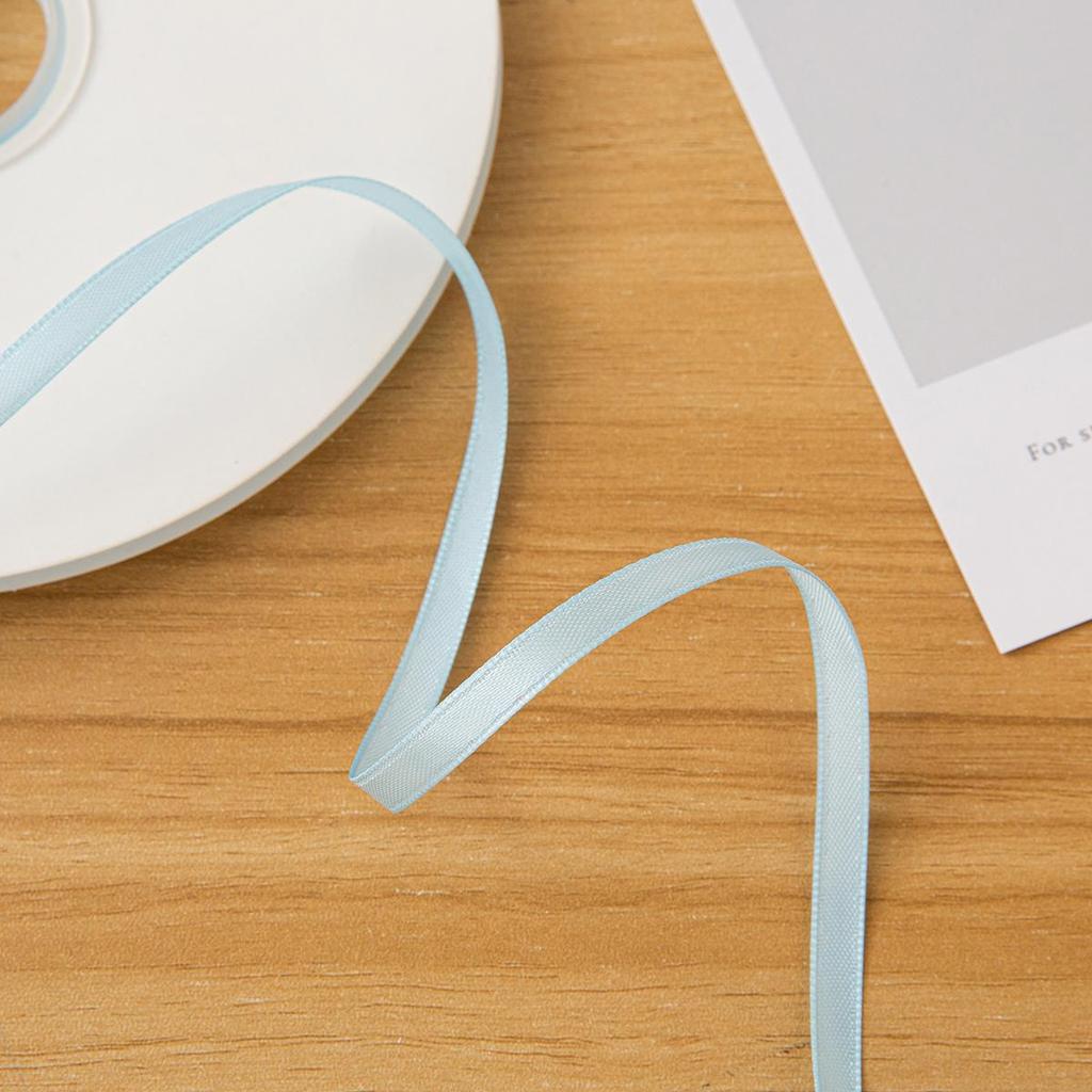 "0.6cm-1cm Polyester Ribbon for DIY Bows, Bouquets, and Gift Boxes"