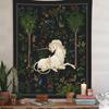 The Unicorn In Captivity Wall Tapestry Cover Beach Towel Picnic Yoga Mat Home Decoration Animal Wall Covering Blanket