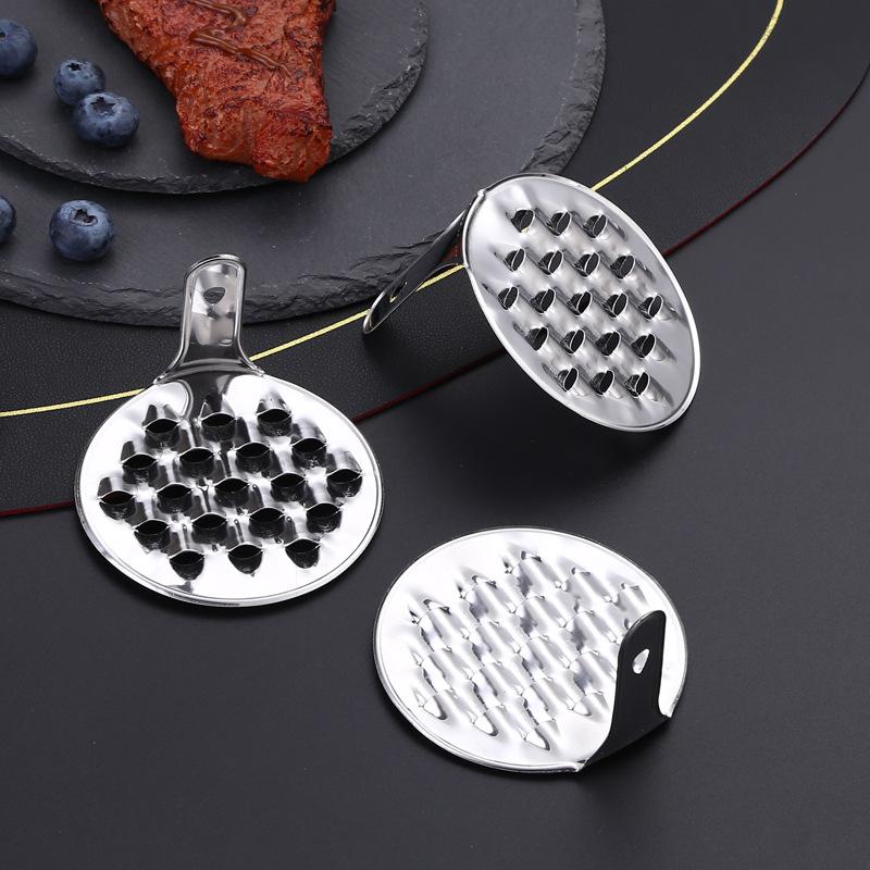 1 Stuks Handmatige Macroporeuze Bonen Jelly Schrapers Roestvrij Staal Voedsel Koude Noedel Schraper Gereedschap Keuken Gadget