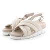 HIMIKO/Himiko/Footbed Padded Sandals/651208 Ivory 235