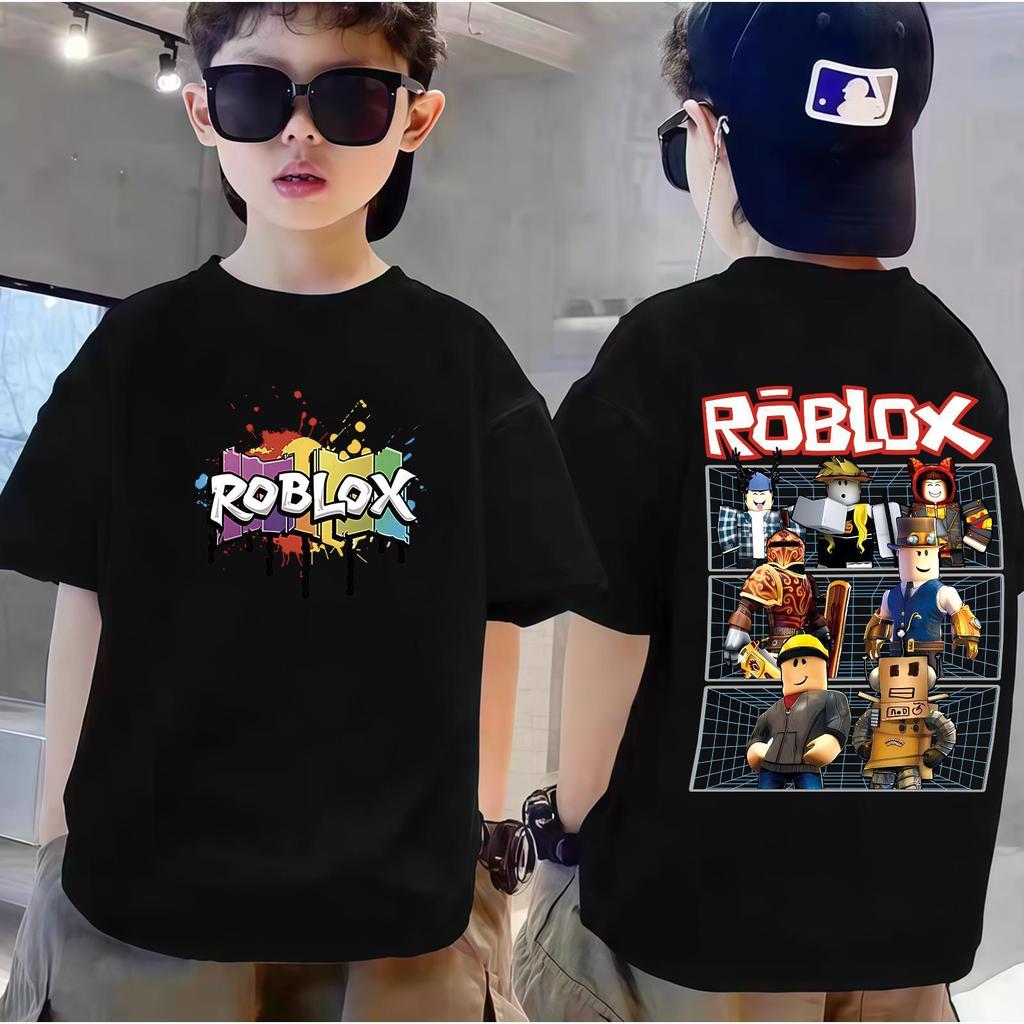 T-shirt round neck short sleeved theme children's top