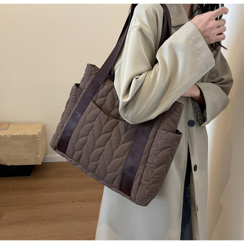 Borsa per vestiti in cotone, Borsa a tracolla versatile da donna, Borsa tote leggera e facile da trasportare