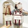 Internet Celebrity Backpack Set Female Students Korean Version of Fashionable Versatile Backpack Middle High School Students  Large Capacity Backpack