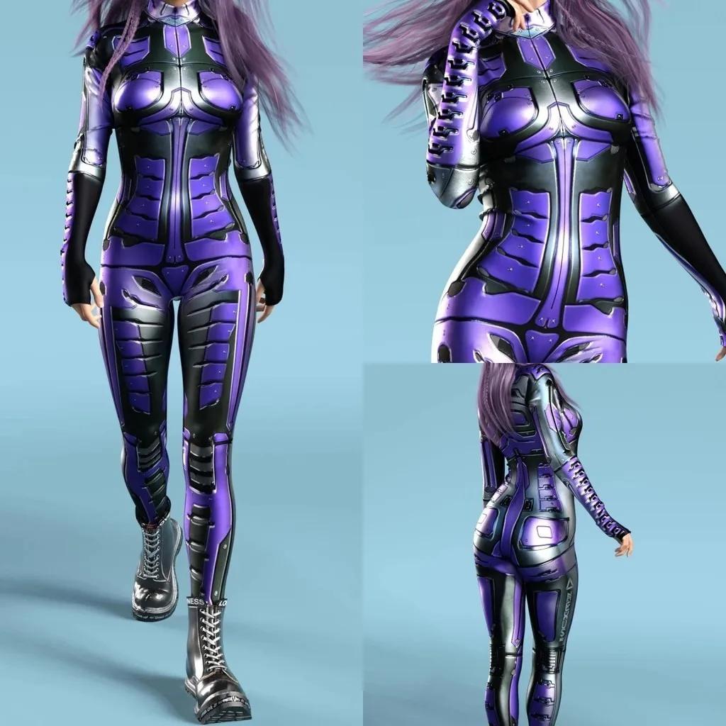 

3D цифровая печать сценические костюмы для взрослых Хэллоуин мероприятия карнавал тематическая вечеринка косплей костюм ролевые игры комбинезон Adults XXXL