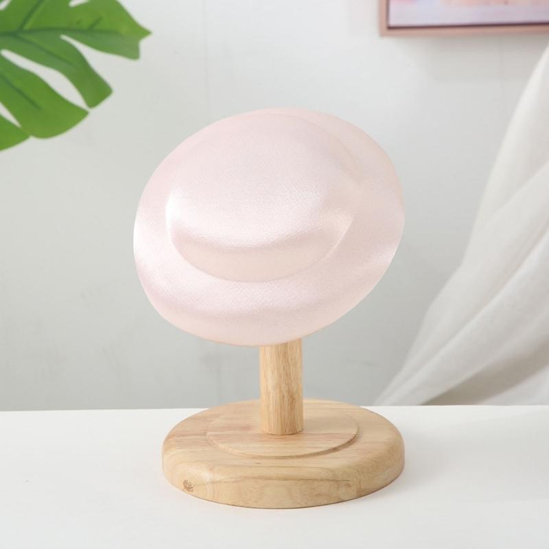 Pillbox Hat Solid Color Top Hat Millinery Fascinator Base Hat for Women Casual Wear Western Fedoras Hostesses Wear