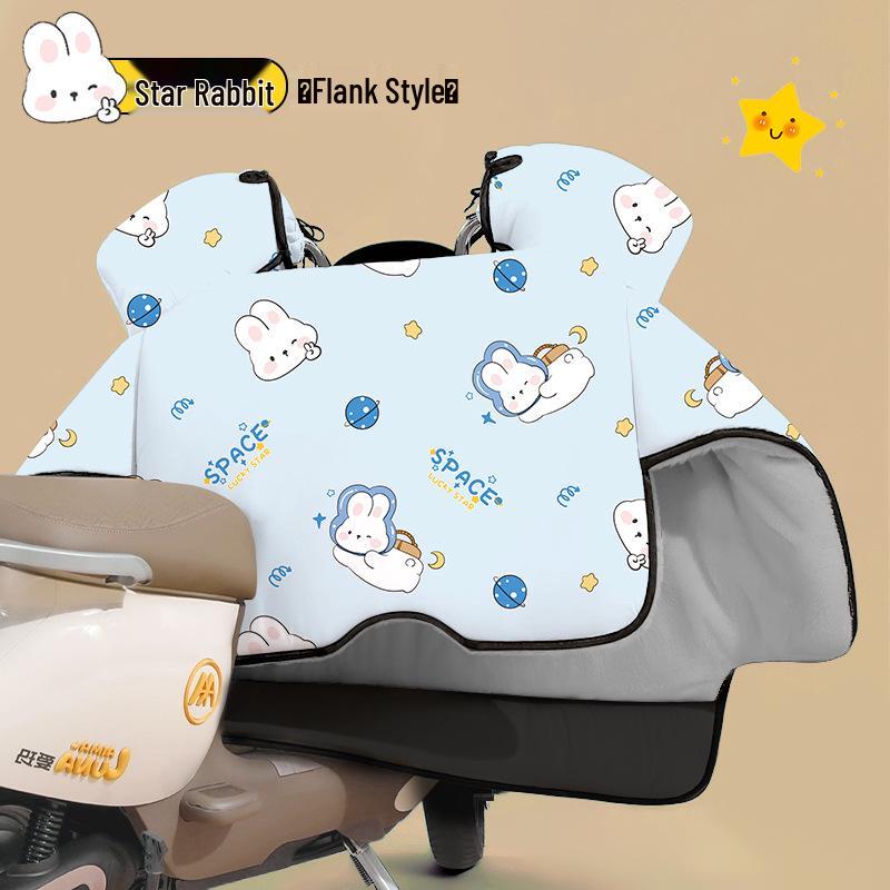 Electric Bike Windshield Cover: Thick, Waterproof, Windproof, and Insulated for Autumn/Winter.