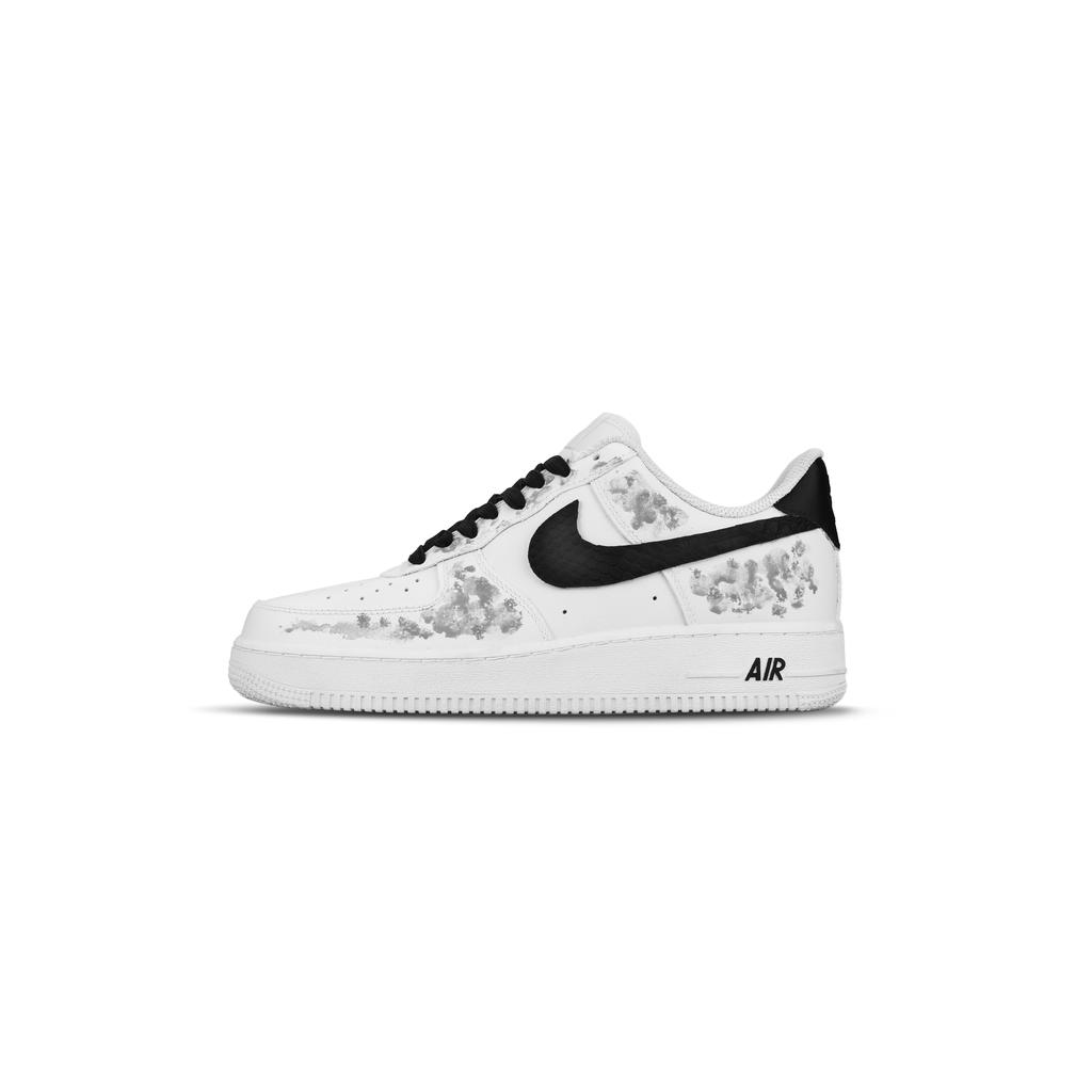 Nike Air Force 1 Low top Skateboard Shoes Unisex White Black CW2288-111(Team1737)