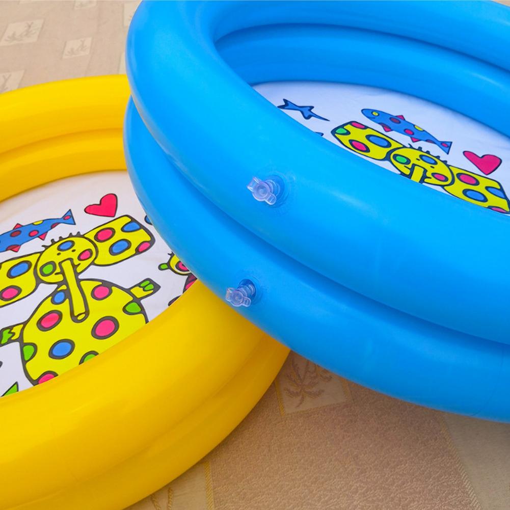 Inflatable Pool Durable Thicken Blow Up PVC Round Baby Swimming Pool Skin-friendly Portable Blow Up Pool For Kids Baby Toddler