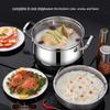 Yingbai 316 Stainless Steel Multi-Function Steamer & Soup Pot