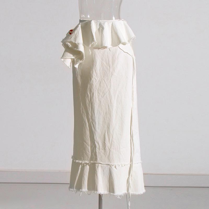 Versatile Ruffled Splicing Skirt - Summer 2025 Collection for Women