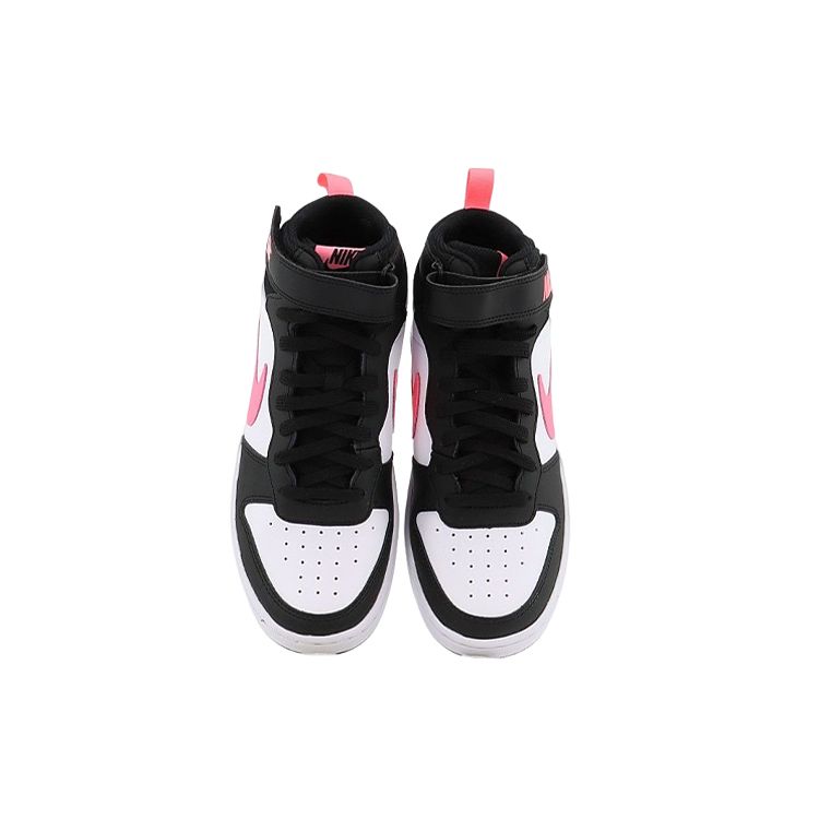 Nike Court Borough Mid 2 GS White Sunset Pulse Kids Sneakers Black CD7782-005