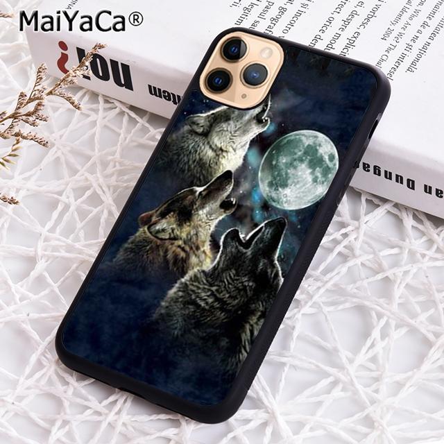 Snow Wolf howlf Animal Phone Case For iPhone 17 Air 16 pro max 15 14 plus 12 13 Shell Cover coque