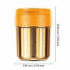 Heat Resistant Metal Liner Car Debris Storage Cup Portable Car Cup  Long Distance Travel