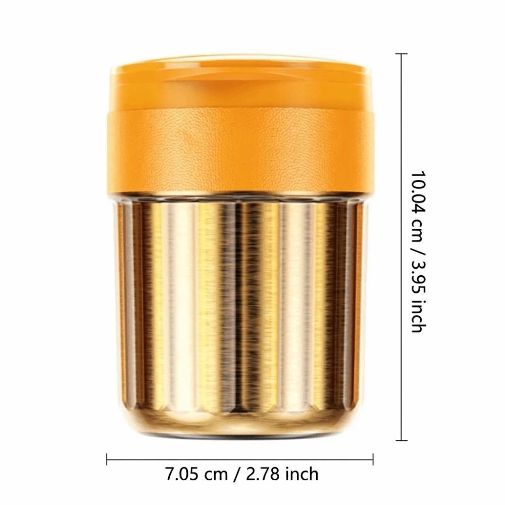 Heat Resistant Metal Liner Car Debris Storage Cup Portable Car Cup Long Distance Travel