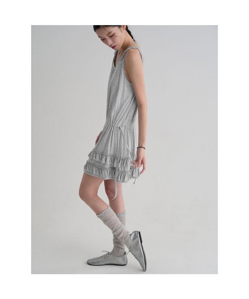 8SECONDS Jersey Sleeveless Dress Gray