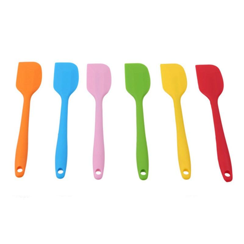 Kitchen Silicone Baking Tool Cake Cream Butter Spatula Mixing Batter Scraper Brush