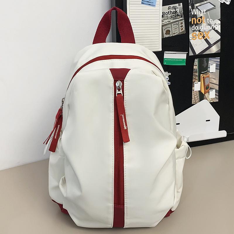 Children's Small Schoolbag for College Students Simple New Small Backpack for Girls Men's Contrasting Color Backpack for Girls