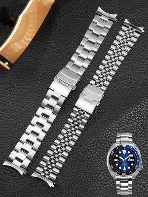 For Casio Duro Mdv107-1A MDV106-1A MDV-106 Seiko Watch Strap Stainless Steel Diving Metal Men's Watchband 20mm 22mm Accessories
