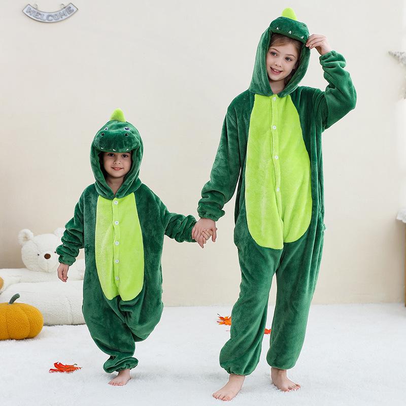 Michley Kids & Teens Animal Flannel Onesie - Homewear & Party Outfit