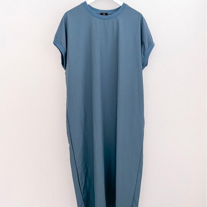 SHop Women S Round Cap Sleeve H Line Outing Look One Mile looSe Fit Long dreSS