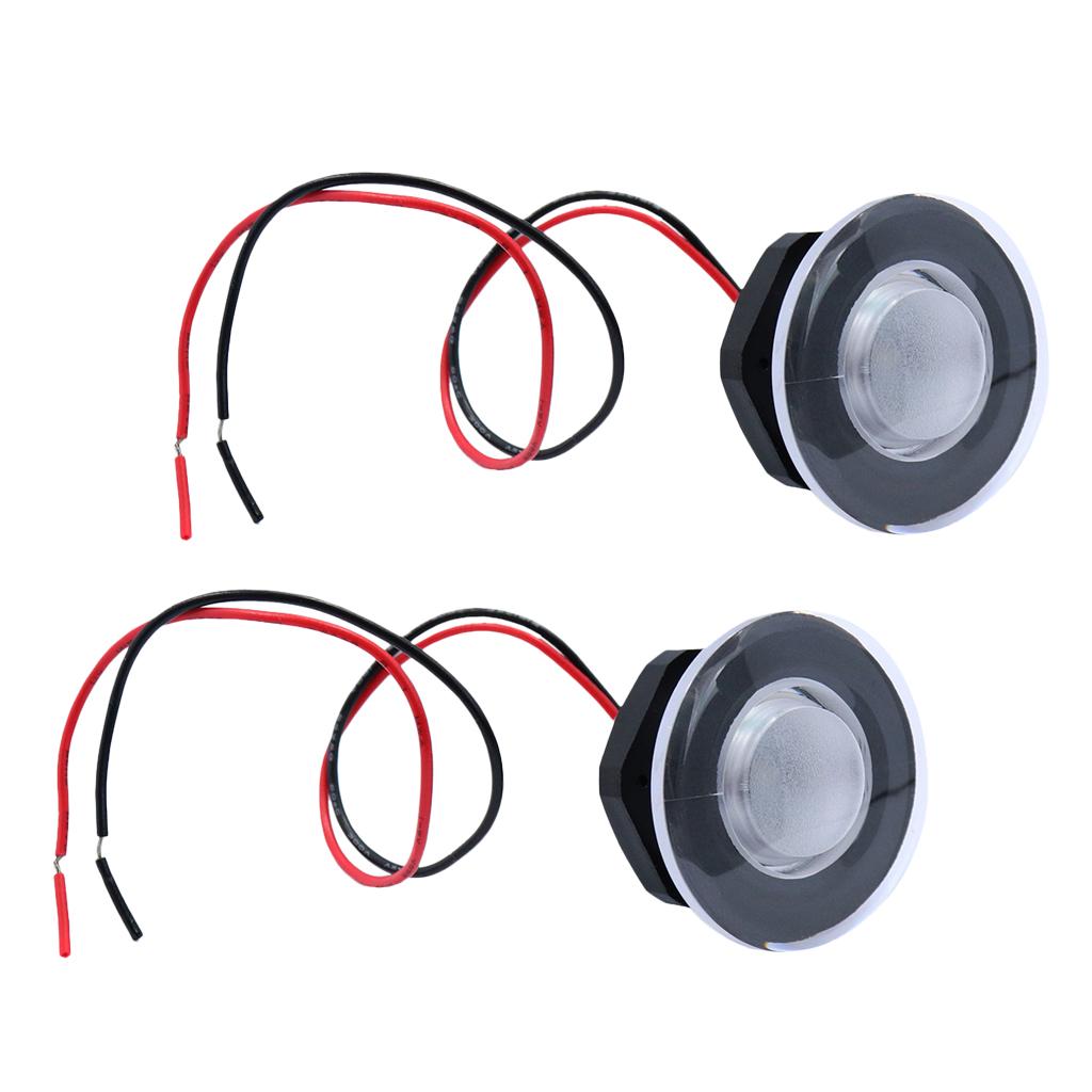2pcs Waterproof Marine Boat LED Deck Step Stair Decor Lights 12V