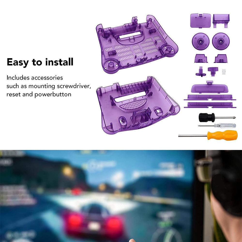 New Full Housing Case Shell Cover Replacement Kit for Nintendo N64 Game Console