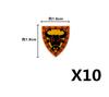 MOC Medieval Military Figures Weapons Building Blocks Knight Soldiers Shield Vest Armor Sword Ax Spear Bricks Toys Children