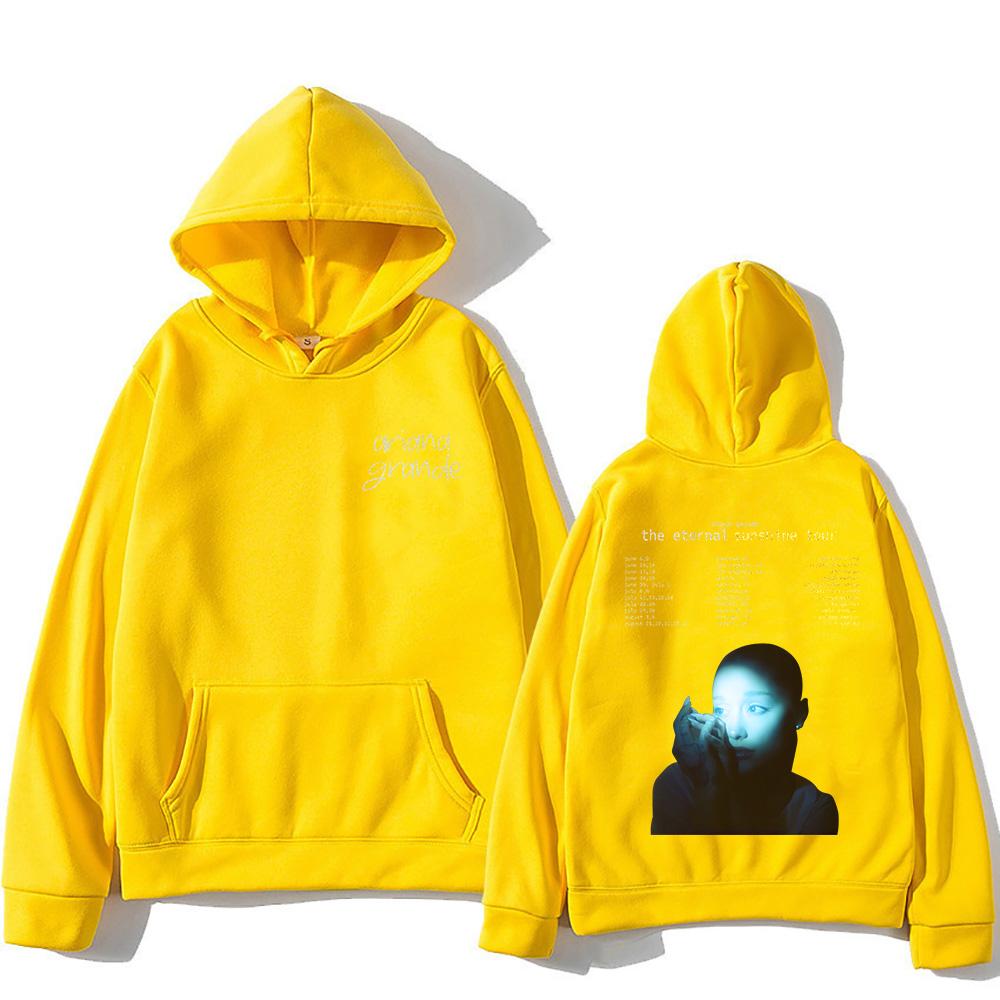 Ariana Grande Eternal Sunshine Tour Hoodies Herren Damen Retro Ästhetik Mode Sweatshirt Lässiger Pullover Locker Trendige Streetwear