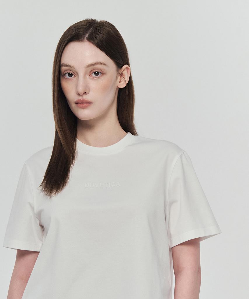 DUVETICA Mirasol Crop (Light Ivory) (Women'S Short Sleeve T-Shirt)