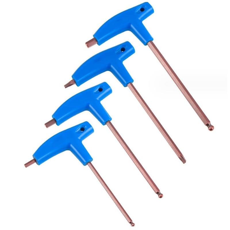Ergonomic T-Handle Allen Wrench Bike Allen Hexagon Key Wrench Hand Tool