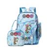 Popular Rhythm Box Sprunki Music Game School Bag Backpack Pencil Bag Three-piece Student Backpack D