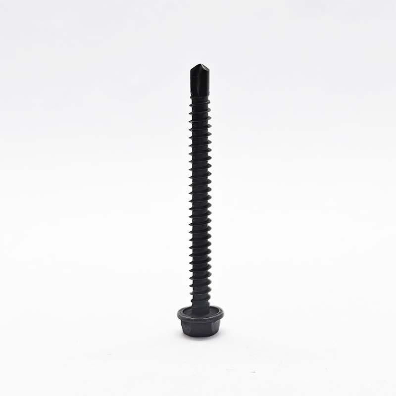 Black M4.2 410 Stainless Steel Hex Head Self-Drilling Screw for Color Steel Tile