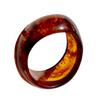Gradient Coffee Tone Resin Bracelet Comfortable Wear Jewelry Accessory for Women Office Party Casual Outfit Styling