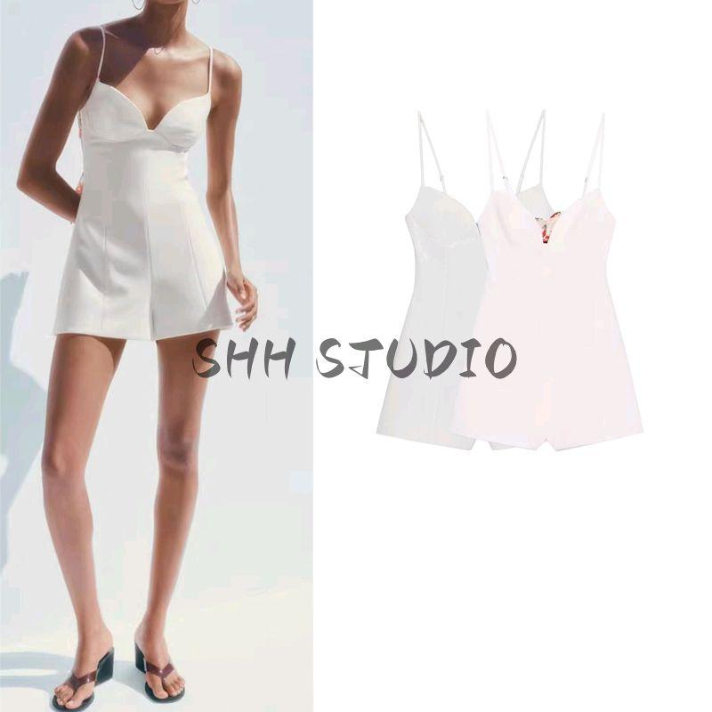 Summer New Product Women's Clothes Bowknot Decoration Heart-Shaped Collar Stripes Print Backless Short Dress 8079111