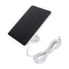 Camera Solar Panel IP65 Waterproof Camera Charger 5V 4W High Efficiency for Micro USB C White