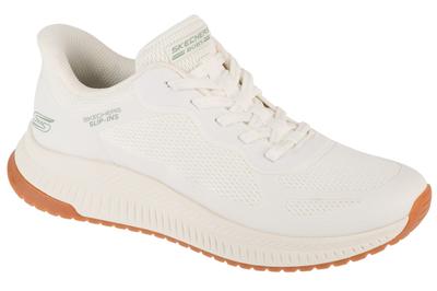 Slip-Ins: Bobs Squad 4 - Staple Look, weiße Damen Sneakers