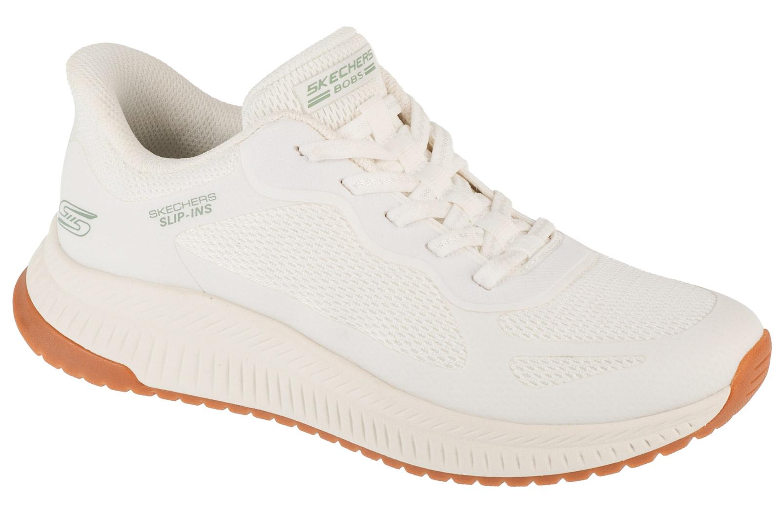Zapatillas sin cordones Skechers: Bobs Squad 4 - Zapatillas blancas de mujer con un look básico 41 blanco