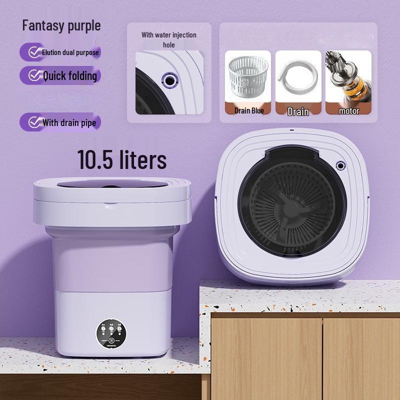 ZISIZ Foldable Mini Washing Machine