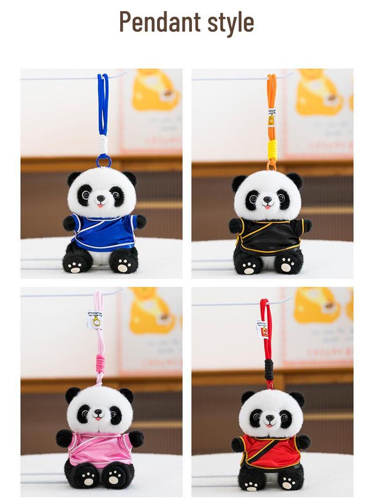 Chinese-Style Hanfu Panda Plush Toy - Customizable Logo, Perfect for Gifts
