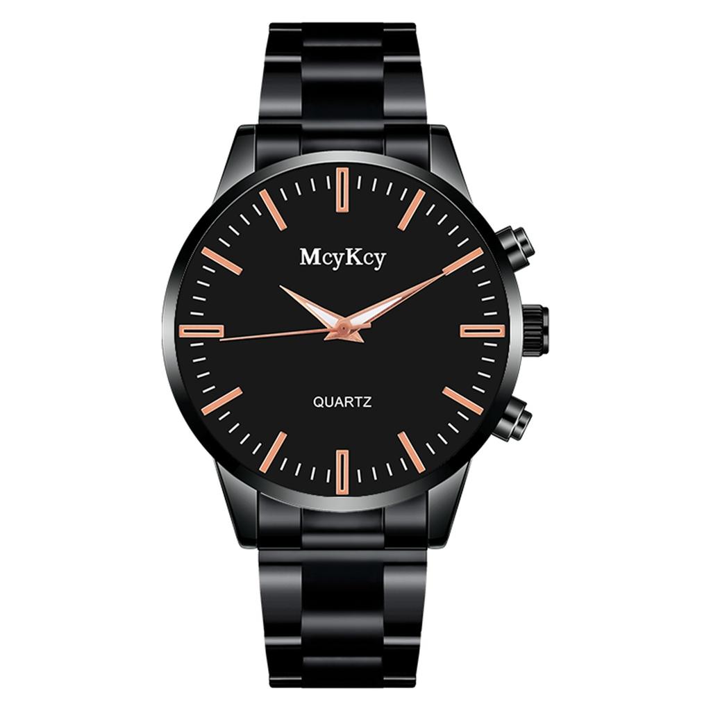 Watch Stainless Steel Wristband Men's Watch Quartz Watch Gift  Winner Watch